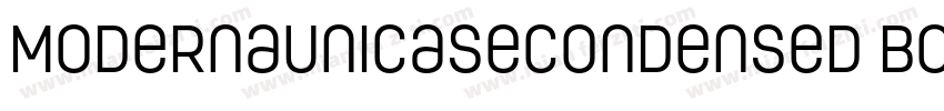 ModernaUnicaseCondensed Bold字体转换